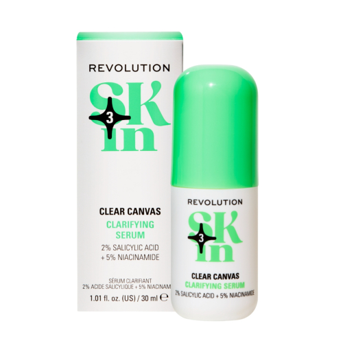 Revolution Skin - *Clearly Clarify* - Sérum visage clarifiant 5 % de niacinamide et 2 % d'acide salicylique Clear Canvas