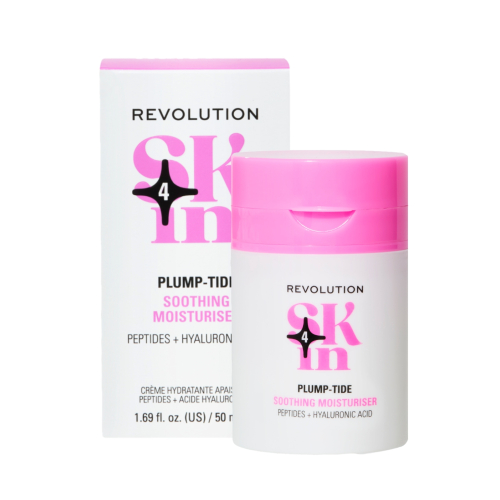 Revolution Skin - *Go Gentle* - Crème visage apaisante aux peptides et à l'acide hyaluronique Plump-Tide