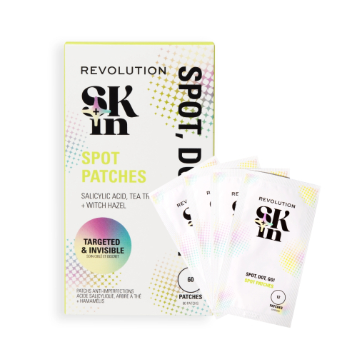 Revolution Skin - Patchs anti-boutons à l'acide salicylique Spot, Dot, Go!