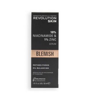 Revolution Skincare - *Blemish* - Sérum Réducteur de Pores 10% Niacinamide + 1% Zinc - 30ml