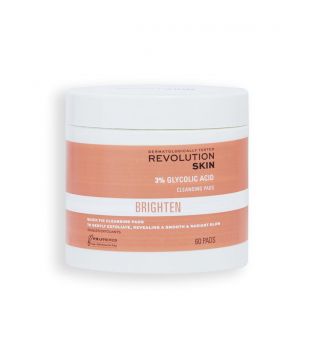 Revolution Skincare - *Brighten* - Disques nettoyants avec 3 % d'acide glycolique