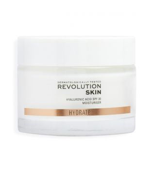 Revolution Skincare - *Hydrate* - Crème Hydratante à l'Acide Hyaluronique SPF30 - Peau Normale à Sèche