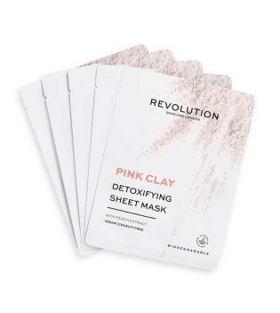 Revolution Skincare - Lot de 5 masques à l'argile rose