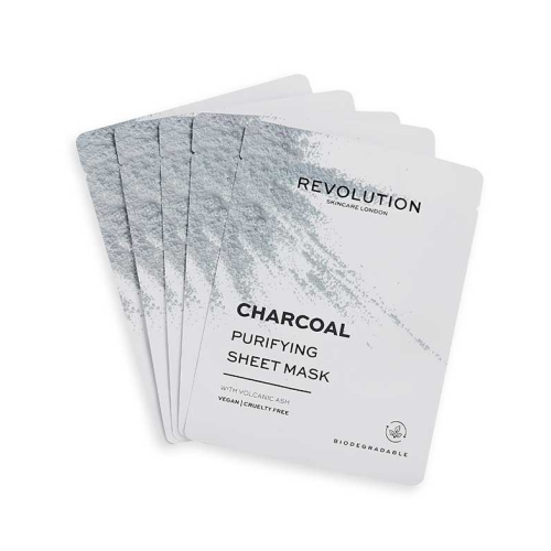 Revolution Skincare - Pack de 5 masques au Charbon
