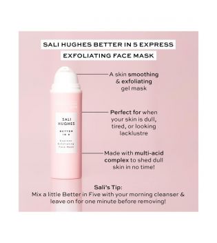 Revolution Skincare - *Sali Hughes* - Masque facial Better in 5 Express Exfoliating Mask