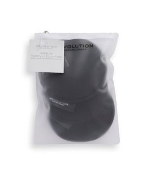 Revolution Skincare - Ensemble de trois disques démaquillants réutilisables noirs