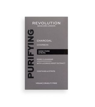 Revolution Skincare - Bandes nettoyantes pour les pores Charcoal