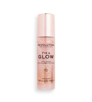 Revolution - Spray fixateur de maquillage Fix & Glow