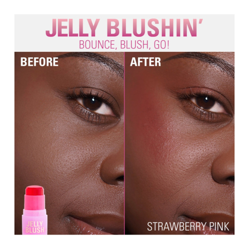Revolution - Teinture gelée pour les lèvres et les joues Jelly Blush - Strawberry Pink