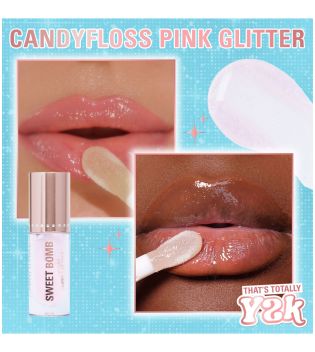 Revolution - *Y2K Baby* - Brillant à lèvres Sweet Bomb - Candyfloss Pink Glitter