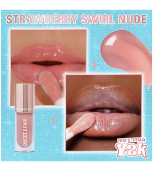 Revolution - *Y2K Baby* - Brillant à lèvres Sweet Bomb - Strawberry Swirl Nude