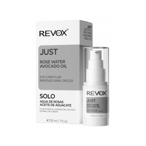 Revox - *Just* - Eau de rose fluide contour des yeux et huile d'avocat