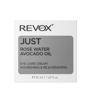 Revox - * Just * - Crème pour les yeux à l'eau de rose et à l'huile d'avocat