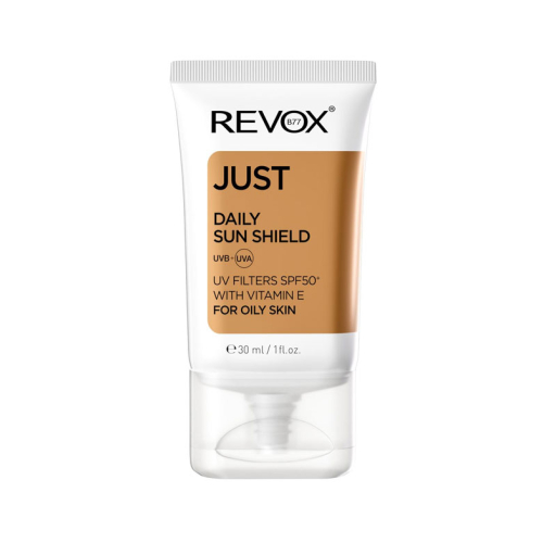 Revox - *Just* - Crème solaire quotidienne SPF50+ à la vitamine E pour peaux grasses
