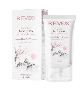 Revox - Masque visage ultra hydratant Japanese Routine 3 minutes