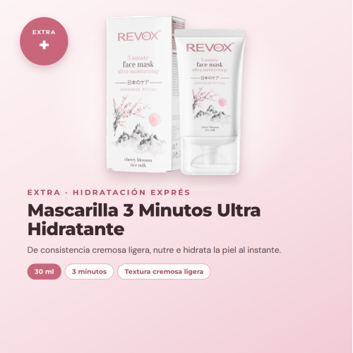Revox Ensemble Complet de Soin du Visage Routine Japonaise avec Gel Nettoyant, Peeling, Tonique, Sérum, Crème et Masque Hydratant Vegan et Cruelty Free