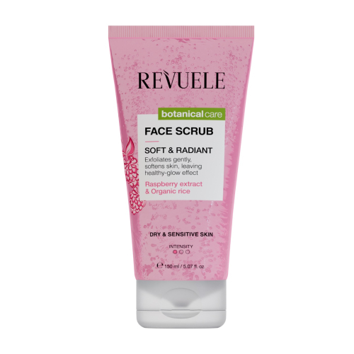 Revuele - *Botanical Care* - Gommage Visage Soft and Radiant - Extrait de Framboise et Riz Bio