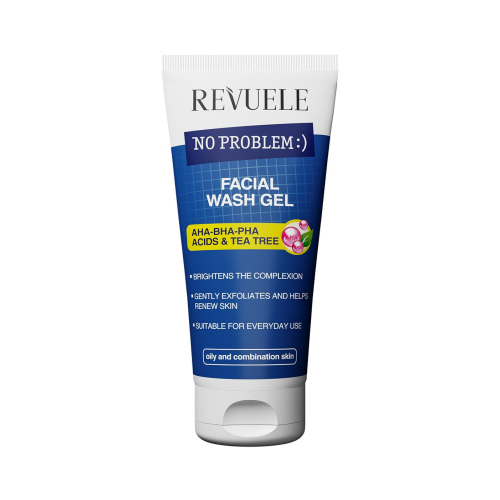 Revuele - *No Problem* - Gel nettoyant visage au tea tree et AHA/BHA/PHA - Peaux grasses et mixtes