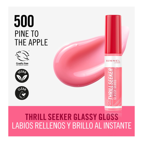Rimmel London - Brillant à lèvres Thrill Seeker - 500: Pine to the Apple