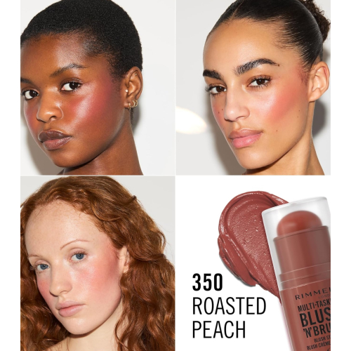 Rimmel London - Blush en stick Multitasker Blush 'N' - 350: Roased Peach