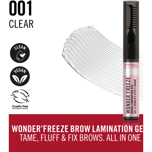 Rimmel London - Gel fixateur pour sourcils Wonder´ Freeze - 001: Clear