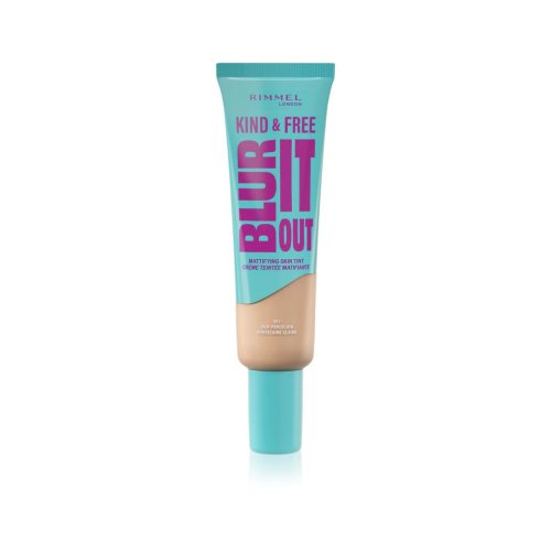Rimmel London - *Kind & Free* - Fond de teint matifiant Blur It Out - 001: Fair Porcelain