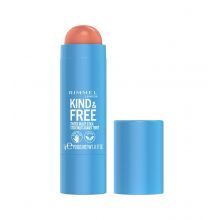 Rimmel London - *Kind & Free* - Blush et rouge à lèvres en stick Tinted Multi-Stick - 002: Peachy Cheeks