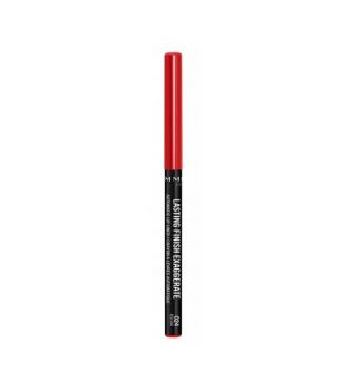 Rimmel London - Crayon à lèvres Lasting Finish Exaggerate - 024: Red Diva