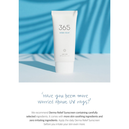 Round Lab - Crème solaire apaisante 365 Derma Relief SPF 50+ PA++++