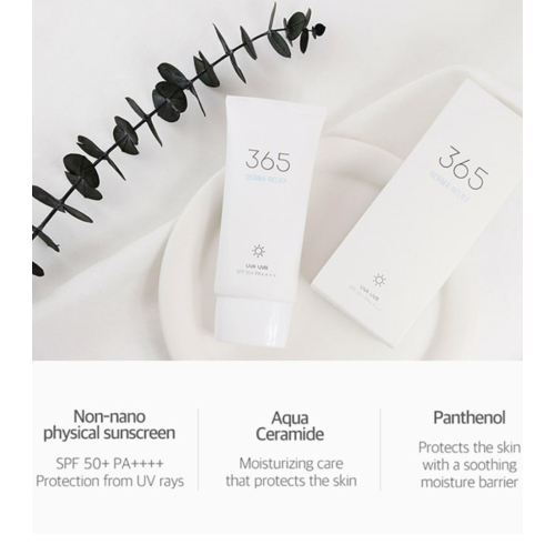 Round Lab - Crème solaire apaisante 365 Derma Relief SPF 50+ PA++++