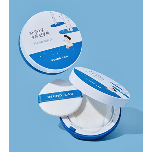 Round Lab - Crème solaire visage en coussin Birch Juice SPF 50