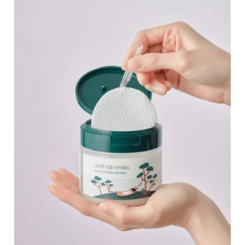 Round Lab - Lotion tonique hydratante et exfoliante au pin et à la centella asiatica - Peaux sensibles