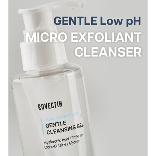 Rovectin - *Aqua/hydration* - Gel nettoyant hydratant à l'acide hyaluronique