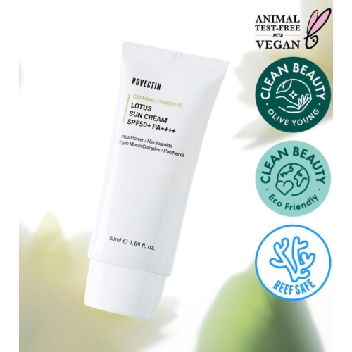 Rovectin - *Calming/sensitive* - Crème solaire visage Lotus SPF50+ PA++++