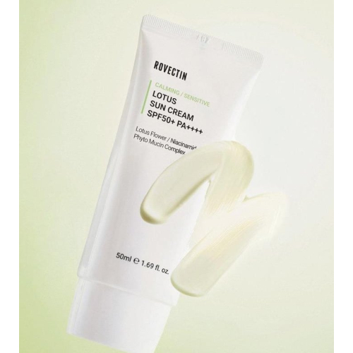 Rovectin - *Calming/sensitive* - Crème solaire visage Lotus SPF50+ PA++++