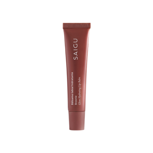 Saigu Cosmetics - Baume à lèvres hydratant effet brillant - Brownie