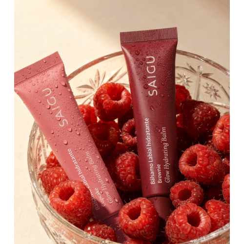 Saigu Cosmetics - Baume à lèvres hydratant effet brillant - Brownie