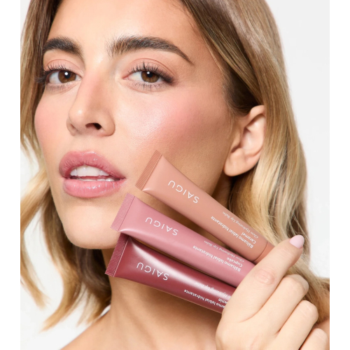 Saigu Cosmetics - Baume à lèvres hydratant effet brillant - Brownie