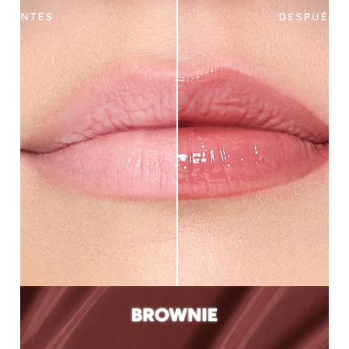 Saigu Cosmetics - Baume à lèvres hydratant effet brillant - Brownie