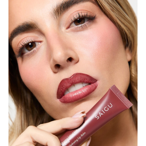 Saigu Cosmetics - Baume à lèvres hydratant effet brillant - Brownie