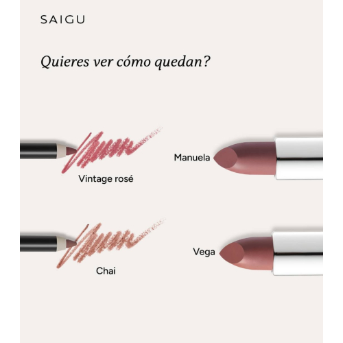 Saigu Cosmetics - Rouge à Lèvres Velours - Luna