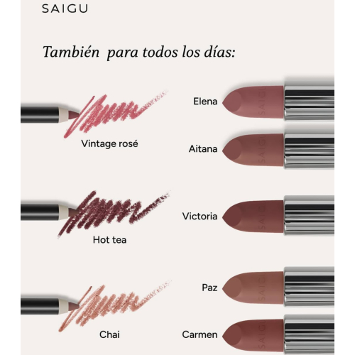 Saigu Cosmetics - Rouge à lèvres Velvet - Victoria