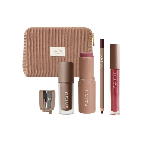 Saigu Cosmetics - *Golden Plum* - Ensemble de maquillage - Full Golden Plum