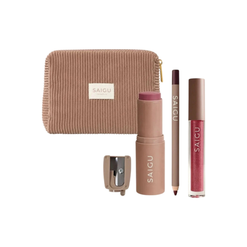 Saigu Cosmetics - *Golden Plum* - Ensemble de maquillage - Golden Plum Essentials
