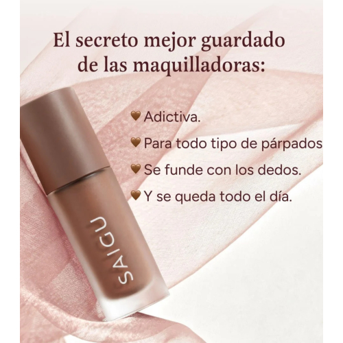 Saigu Cosmetics - *Golden Plum* - Ombre à paupières liquide One Touch - Ash