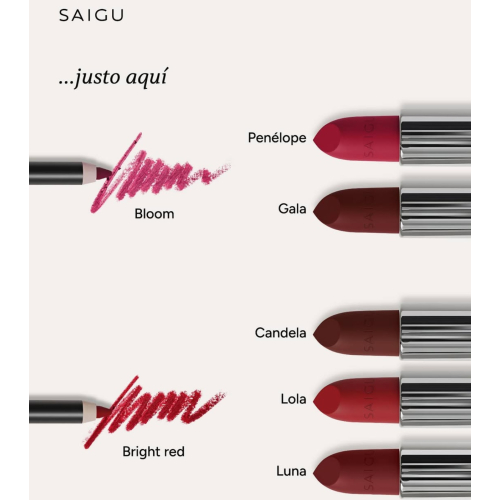 Saigu Cosmetics - Rouge à lèvres - Vintage Rosé