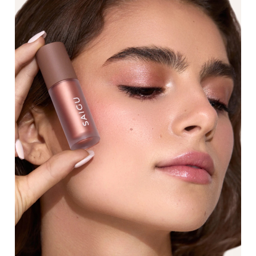 Saigu Cosmetics - *Mediterranean Glow* - Ombre à Paupières Liquide One Touch - Golden Hour