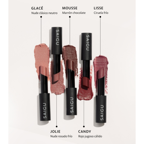 Saigu Cosmetics - Rouge à lèvres Melting Glow - Mousse