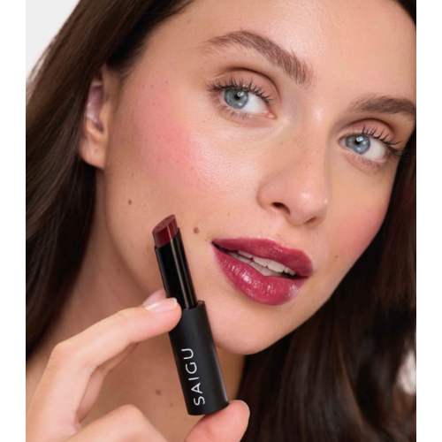 Saigu Cosmetics - Rouge à lèvres Melting Glow - Prune