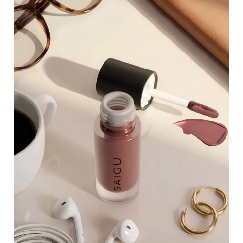 Saigu Cosmetics - Ombre à paupières liquide One Touch Matte - Muse